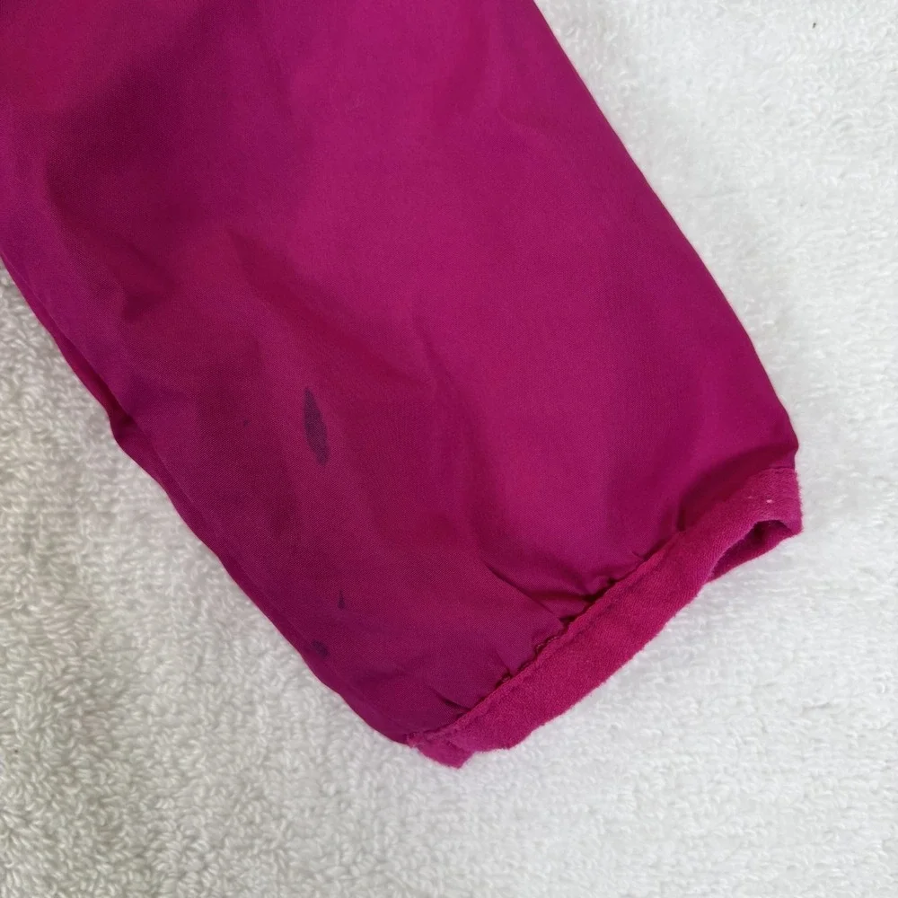 The Children's Place Windbreaker Kids 4T Magenta Purple Hooded Jacket Outerwear